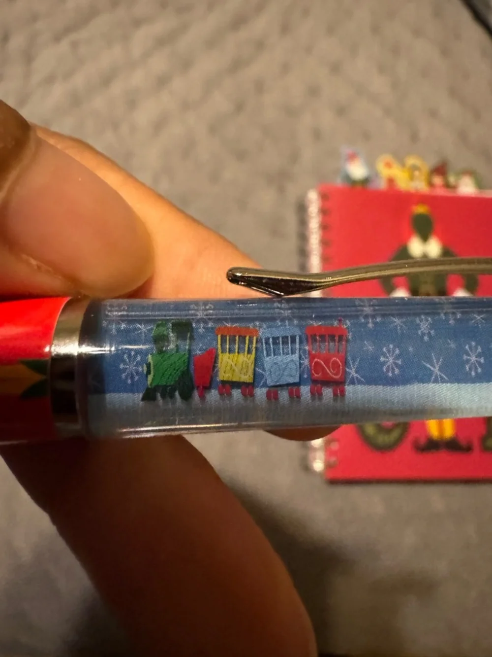 NEW Elf Themed Spiral Notebook and Pen